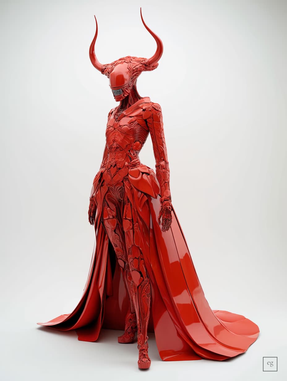 Elegant Alien Woman transmission.