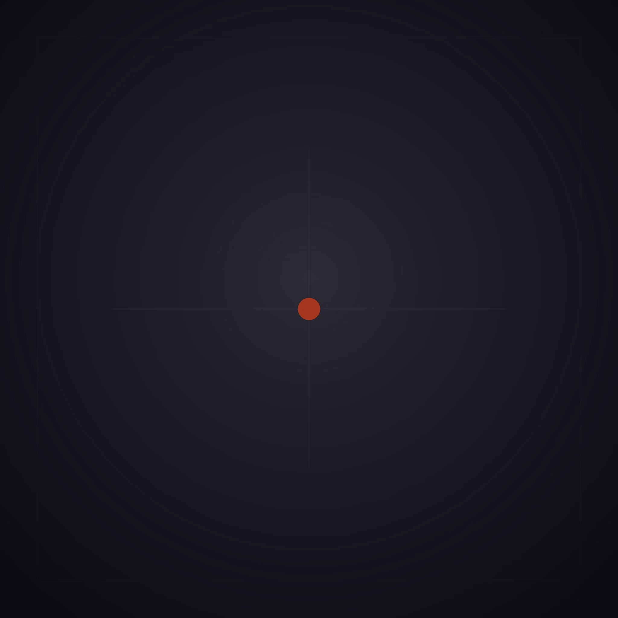 A dim field interrupted by one ember-red point and fine ash lines.